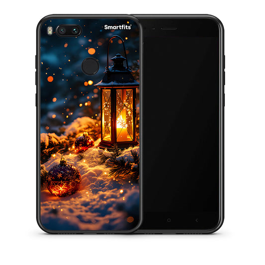 Θήκη Xiaomi Mi A1 Christmas Ornaments από τη Smartfits με σχέδιο στο πίσω μέρος και μαύρο περίβλημα | Xiaomi Mi A1 Christmas Ornaments case with colorful back and black bezels