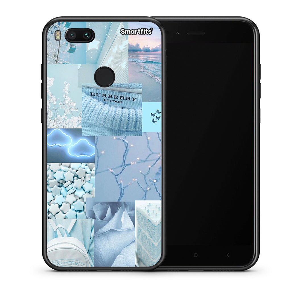 Θήκη Xiaomi Mi A1 Ciel Aesthetic Collage από τη Smartfits με σχέδιο στο πίσω μέρος και μαύρο περίβλημα | Xiaomi Mi A1 Ciel Aesthetic Collage case with colorful back and black bezels