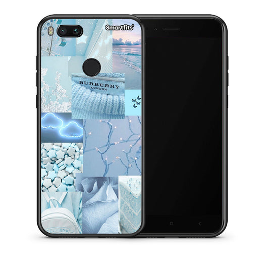 Θήκη Xiaomi Mi A1 Ciel Aesthetic Collage από τη Smartfits με σχέδιο στο πίσω μέρος και μαύρο περίβλημα | Xiaomi Mi A1 Ciel Aesthetic Collage case with colorful back and black bezels