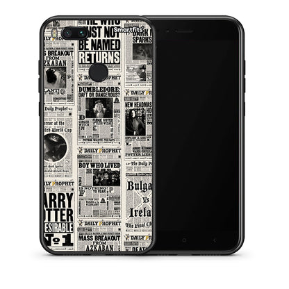 Θήκη Xiaomi Mi A1 Harry Paper από τη Smartfits με σχέδιο στο πίσω μέρος και μαύρο περίβλημα | Xiaomi Mi A1 Harry Paper case with colorful back and black bezels