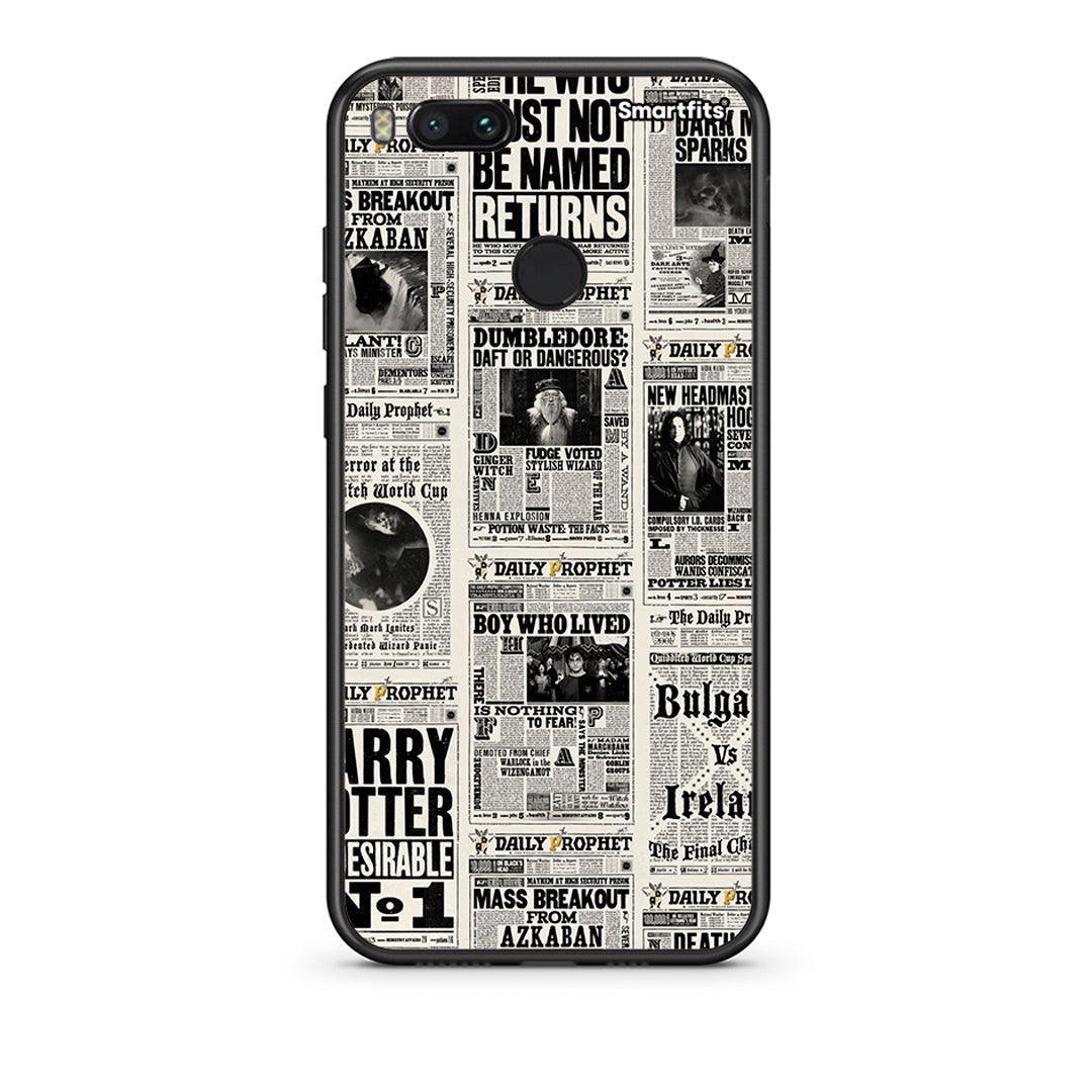 xiaomi mi aHarry Paper θήκη από τη Smartfits με σχέδιο στο πίσω μέρος και μαύρο περίβλημα | Smartphone case with colorful back and black bezels by Smartfits