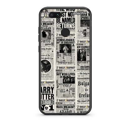 xiaomi mi aHarry Paper θήκη από τη Smartfits με σχέδιο στο πίσω μέρος και μαύρο περίβλημα | Smartphone case with colorful back and black bezels by Smartfits