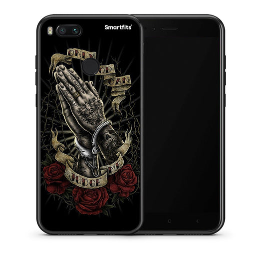 Θήκη Xiaomi Mi A1 Judge By God από τη Smartfits με σχέδιο στο πίσω μέρος και μαύρο περίβλημα | Xiaomi Mi A1 Judge By God case with colorful back and black bezels