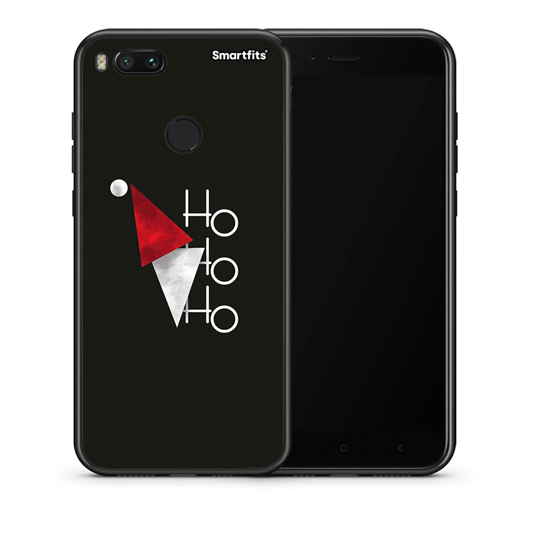 Θήκη Xiaomi Mi A1 Minimal Christmas από τη Smartfits με σχέδιο στο πίσω μέρος και μαύρο περίβλημα | Xiaomi Mi A1 Minimal Christmas case with colorful back and black bezels