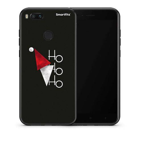 Θήκη Xiaomi Mi A1 Minimal Christmas από τη Smartfits με σχέδιο στο πίσω μέρος και μαύρο περίβλημα | Xiaomi Mi A1 Minimal Christmas case with colorful back and black bezels