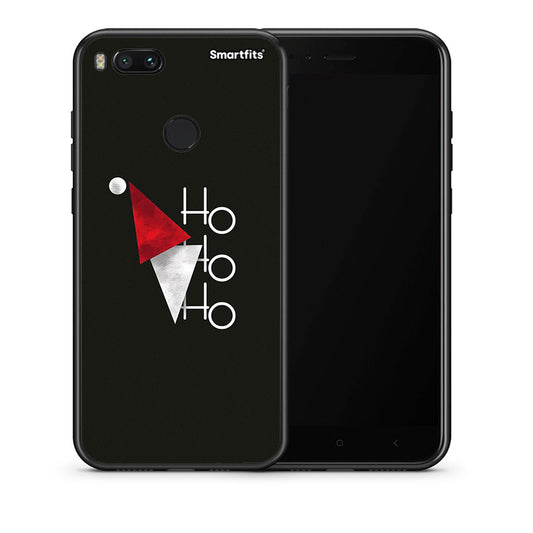 Θήκη Xiaomi Mi A1 Minimal Christmas από τη Smartfits με σχέδιο στο πίσω μέρος και μαύρο περίβλημα | Xiaomi Mi A1 Minimal Christmas case with colorful back and black bezels