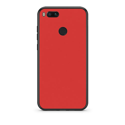 Θήκη Xiaomi Mi A1 Poppy Red από τη Smartfits με σχέδιο στο πίσω μέρος και μαύρο περίβλημα | Xiaomi Mi A1 Poppy Red case with colorful back and black bezels