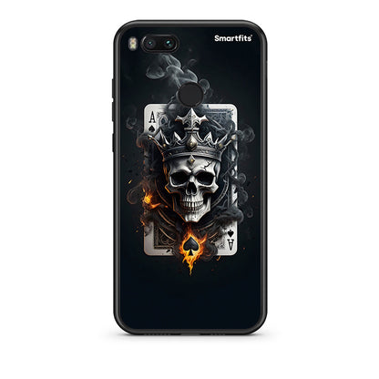 xiaomi mi aSkull King Ace θήκη από τη Smartfits με σχέδιο στο πίσω μέρος και μαύρο περίβλημα | Smartphone case with colorful back and black bezels by Smartfits