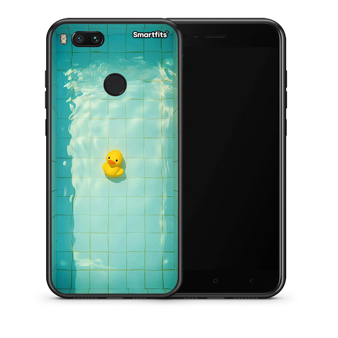 Θήκη Xiaomi Mi A1 Yellow Duck από τη Smartfits με σχέδιο στο πίσω μέρος και μαύρο περίβλημα | Xiaomi Mi A1 Yellow Duck case with colorful back and black bezels