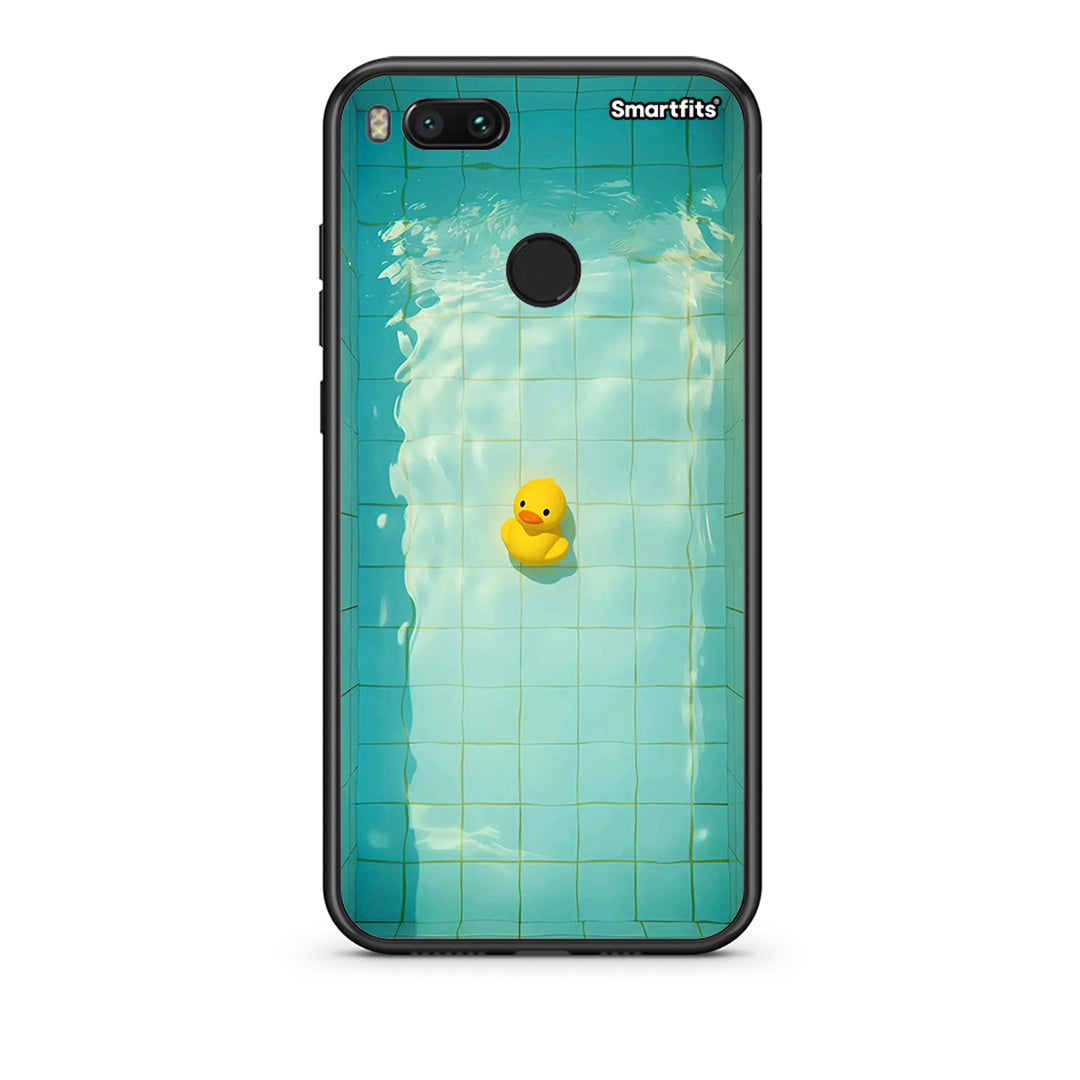 xiaomi mi aYellow Duck θήκη από τη Smartfits με σχέδιο στο πίσω μέρος και μαύρο περίβλημα | Smartphone case with colorful back and black bezels by Smartfits