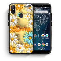 Thumbnail for Θήκη Xiaomi Mi A2 Bubble Daisies από τη Smartfits με σχέδιο στο πίσω μέρος και μαύρο περίβλημα | Xiaomi Mi A2 Bubble Daisies case with colorful back and black bezels