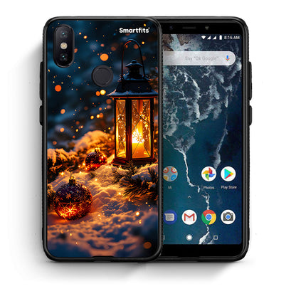 Θήκη Xiaomi Mi A2 Christmas Ornaments από τη Smartfits με σχέδιο στο πίσω μέρος και μαύρο περίβλημα | Xiaomi Mi A2 Christmas Ornaments case with colorful back and black bezels