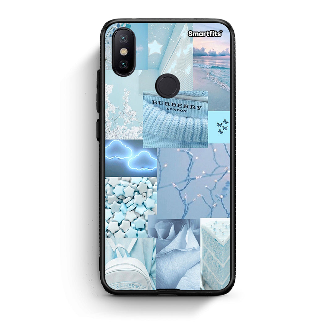 Xiaomi Mi A2 Ciel Aesthetic Collage θήκη από τη Smartfits με σχέδιο στο πίσω μέρος και μαύρο περίβλημα | Smartphone case with colorful back and black bezels by Smartfits
