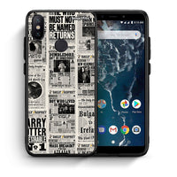 Thumbnail for Θήκη Xiaomi Mi A2 Harry Paper από τη Smartfits με σχέδιο στο πίσω μέρος και μαύρο περίβλημα | Xiaomi Mi A2 Harry Paper case with colorful back and black bezels
