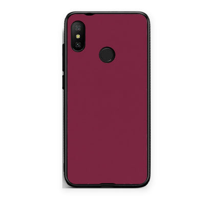 Θήκη Xiaomi Mi A2 Lite Burgundy από τη Smartfits με σχέδιο στο πίσω μέρος και μαύρο περίβλημα | Xiaomi Mi A2 Lite Burgundy case with colorful back and black bezels