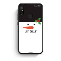 Thumbnail for Xiaomi Mi A2 Lite Christmas Chillin θήκη από τη Smartfits με σχέδιο στο πίσω μέρος και μαύρο περίβλημα | Smartphone case with colorful back and black bezels by Smartfits