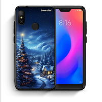 Thumbnail for Θήκη Xiaomi Mi A2 Lite Christmas Scenery από τη Smartfits με σχέδιο στο πίσω μέρος και μαύρο περίβλημα | Xiaomi Mi A2 Lite Christmas Scenery case with colorful back and black bezels