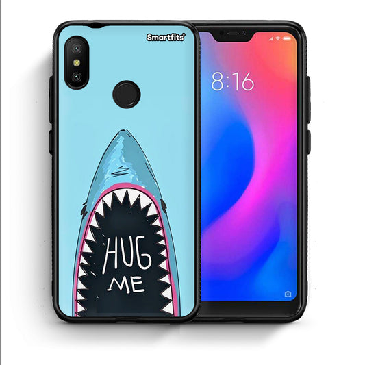 Θήκη Xiaomi Mi A2 Lite Hug Me από τη Smartfits με σχέδιο στο πίσω μέρος και μαύρο περίβλημα | Xiaomi Mi A2 Lite Hug Me case with colorful back and black bezels