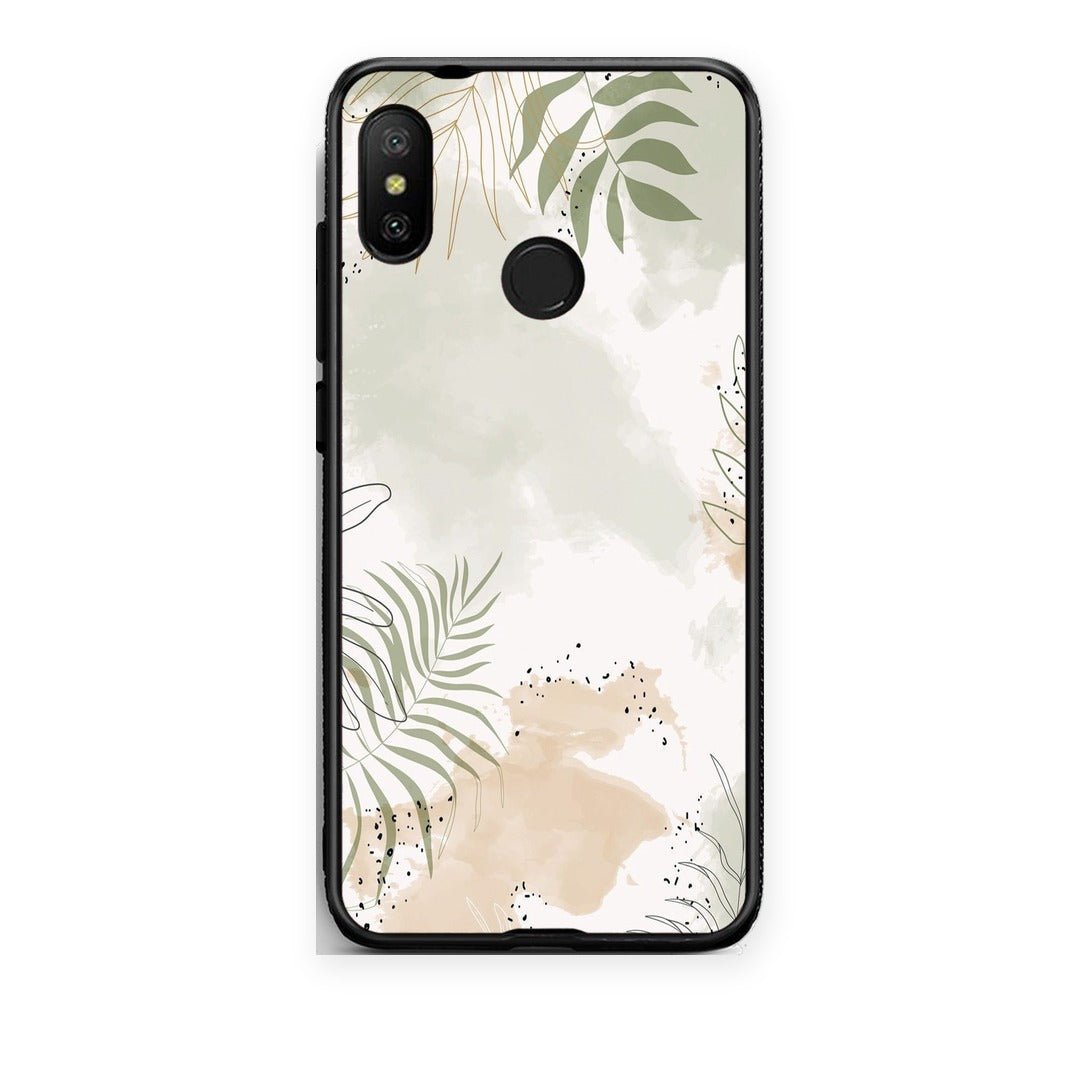 Θήκη Xiaomi Mi A2 Lite Nude Plants από τη Smartfits με σχέδιο στο πίσω μέρος και μαύρο περίβλημα | Xiaomi Mi A2 Lite Nude Plants case with colorful back and black bezels