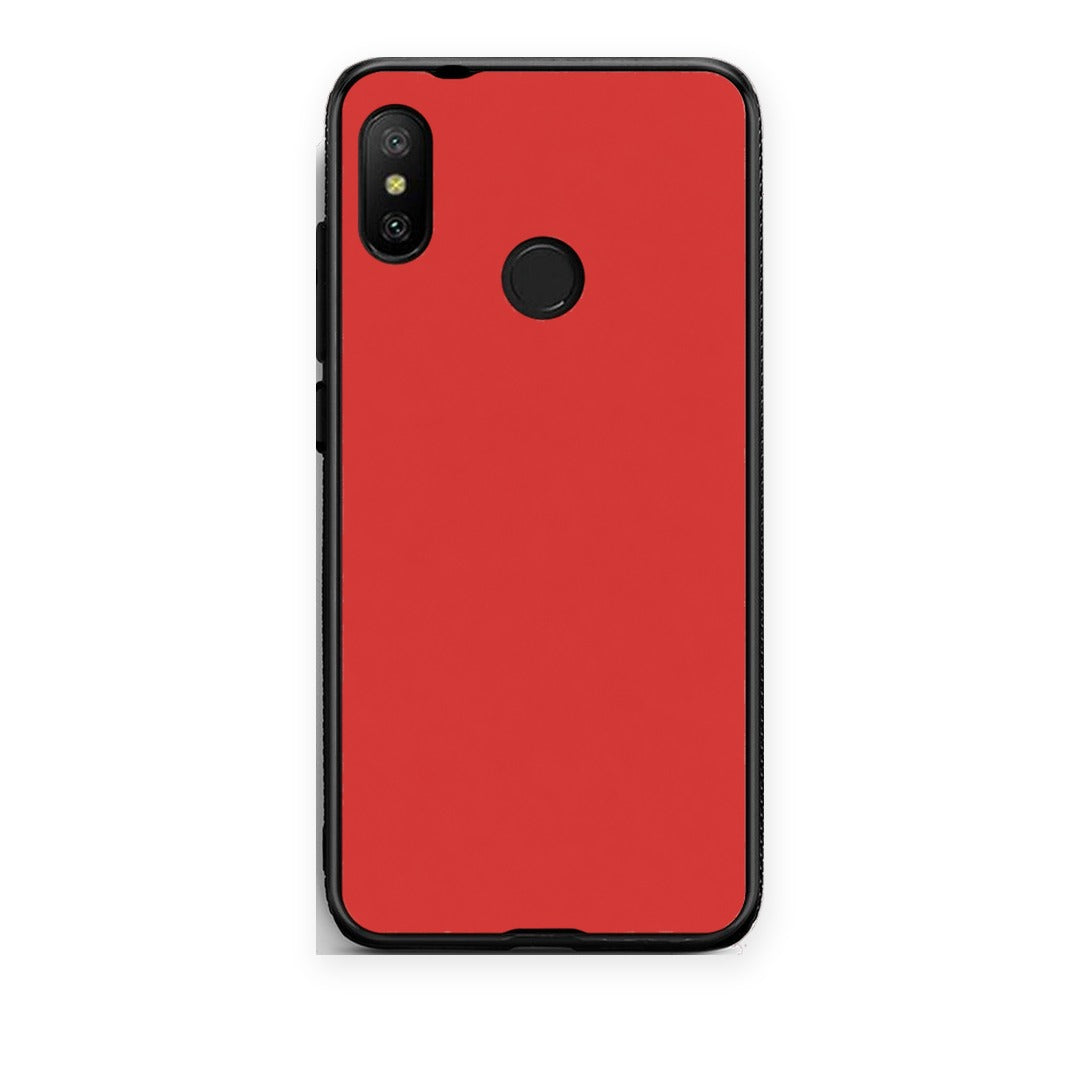 Θήκη Xiaomi Mi A2 Lite Poppy Red από τη Smartfits με σχέδιο στο πίσω μέρος και μαύρο περίβλημα | Xiaomi Mi A2 Lite Poppy Red case with colorful back and black bezels