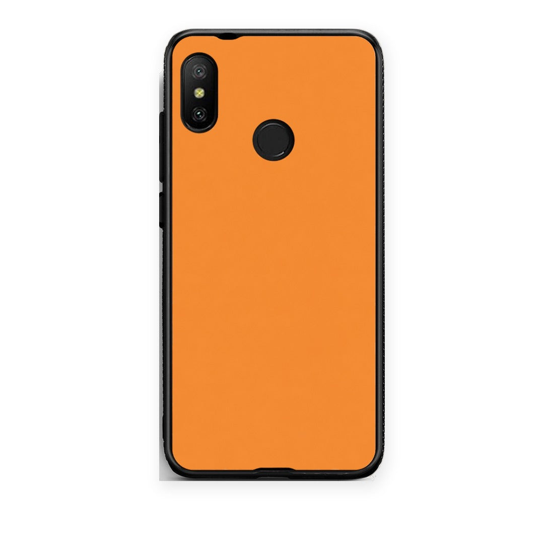 Θήκη Xiaomi Mi A2 Lite Tangerine Orange από τη Smartfits με σχέδιο στο πίσω μέρος και μαύρο περίβλημα | Xiaomi Mi A2 Lite Tangerine Orange case with colorful back and black bezels