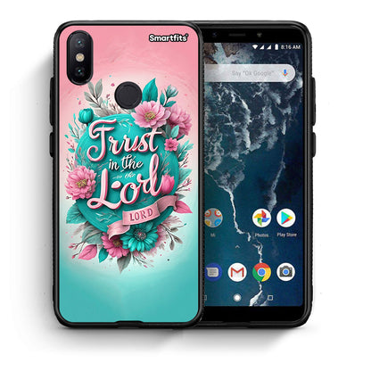 Θήκη Xiaomi Mi A2 Lord Trust από τη Smartfits με σχέδιο στο πίσω μέρος και μαύρο περίβλημα | Xiaomi Mi A2 Lord Trust case with colorful back and black bezels