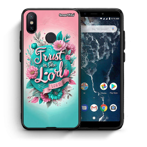 Θήκη Xiaomi Mi A2 Lord Trust από τη Smartfits με σχέδιο στο πίσω μέρος και μαύρο περίβλημα | Xiaomi Mi A2 Lord Trust case with colorful back and black bezels