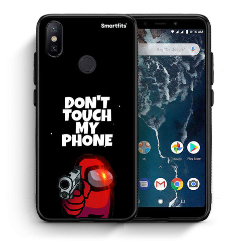 Θήκη Xiaomi Mi A2 My Phone από τη Smartfits με σχέδιο στο πίσω μέρος και μαύρο περίβλημα | Xiaomi Mi A2 My Phone case with colorful back and black bezels