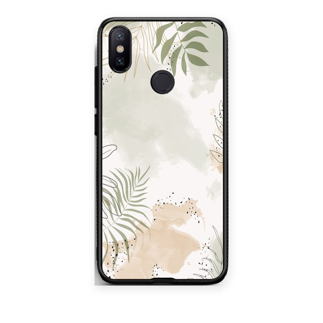 Θήκη Xiaomi Mi A2 Nude Plants από τη Smartfits με σχέδιο στο πίσω μέρος και μαύρο περίβλημα | Xiaomi Mi A2 Nude Plants case with colorful back and black bezels