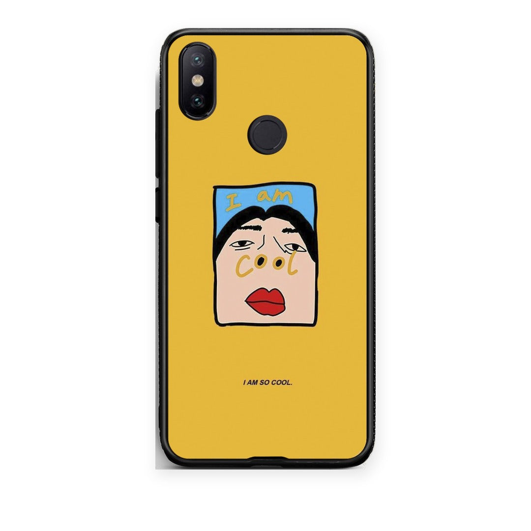 Θήκη Xiaomi Mi A2 So Cool από τη Smartfits με σχέδιο στο πίσω μέρος και μαύρο περίβλημα | Xiaomi Mi A2 So Cool case with colorful back and black bezels
