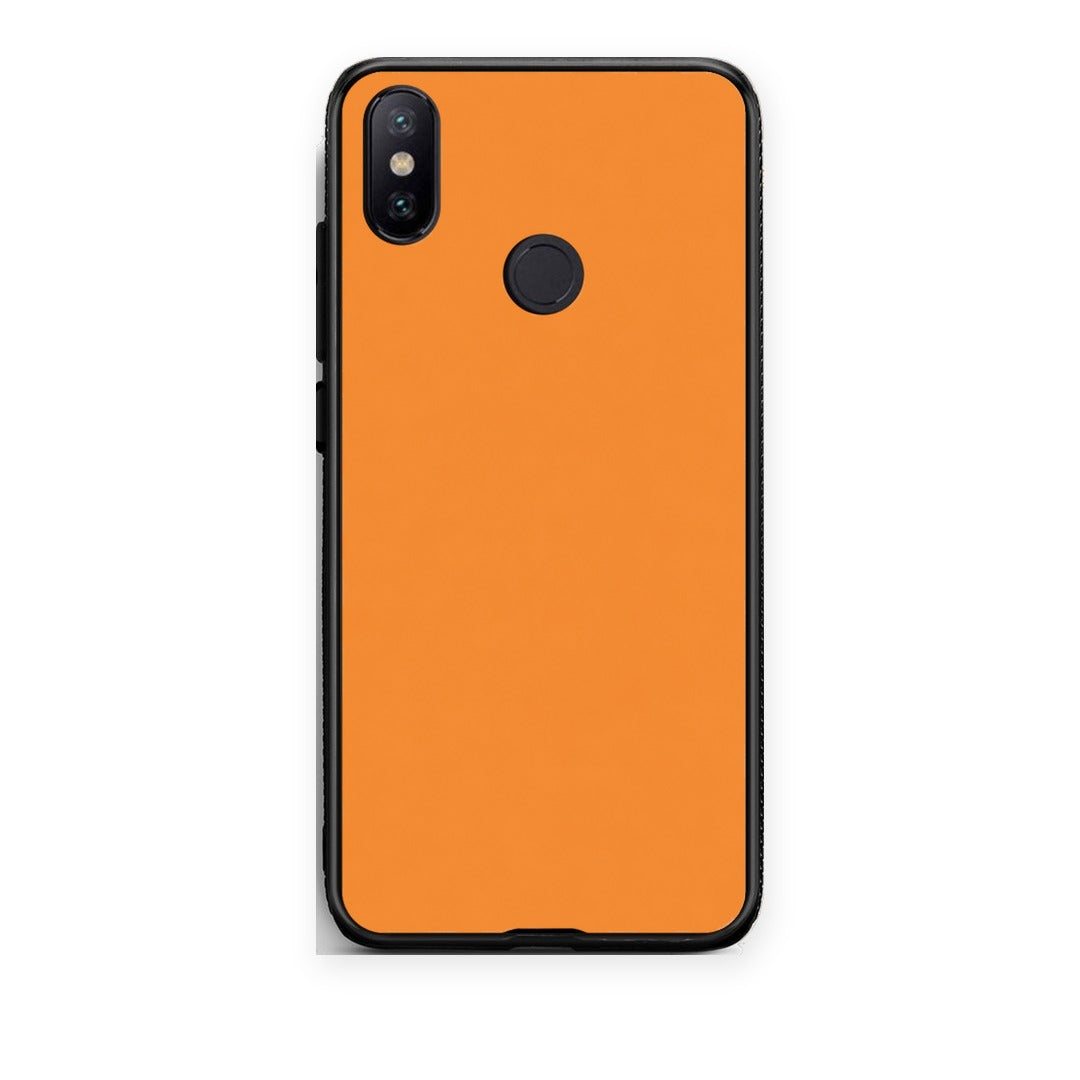 Θήκη Xiaomi Mi A2 Tangerine Orange από τη Smartfits με σχέδιο στο πίσω μέρος και μαύρο περίβλημα | Xiaomi Mi A2 Tangerine Orange case with colorful back and black bezels