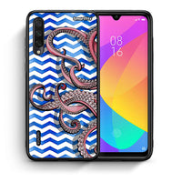 Thumbnail for Θήκη Xiaomi Mi A3 Chevron Devilfish από τη Smartfits με σχέδιο στο πίσω μέρος και μαύρο περίβλημα | Xiaomi Mi A3 Chevron Devilfish case with colorful back and black bezels