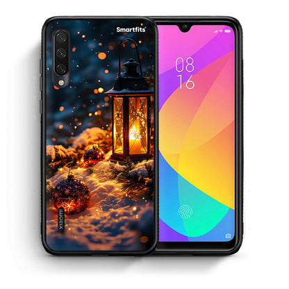 Θήκη Xiaomi Mi A3 Christmas Ornaments από τη Smartfits με σχέδιο στο πίσω μέρος και μαύρο περίβλημα | Xiaomi Mi A3 Christmas Ornaments case with colorful back and black bezels