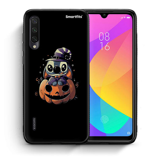 Θήκη Xiaomi Mi A3 Halloween Stitch από τη Smartfits με σχέδιο στο πίσω μέρος και μαύρο περίβλημα | Xiaomi Mi A3 Halloween Stitch case with colorful back and black bezels