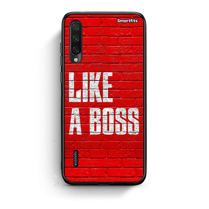 Xiaomi Mi A3 Like A Boss θήκη από τη Smartfits με σχέδιο στο πίσω μέρος και μαύρο περίβλημα | Smartphone case with colorful back and black bezels by Smartfits