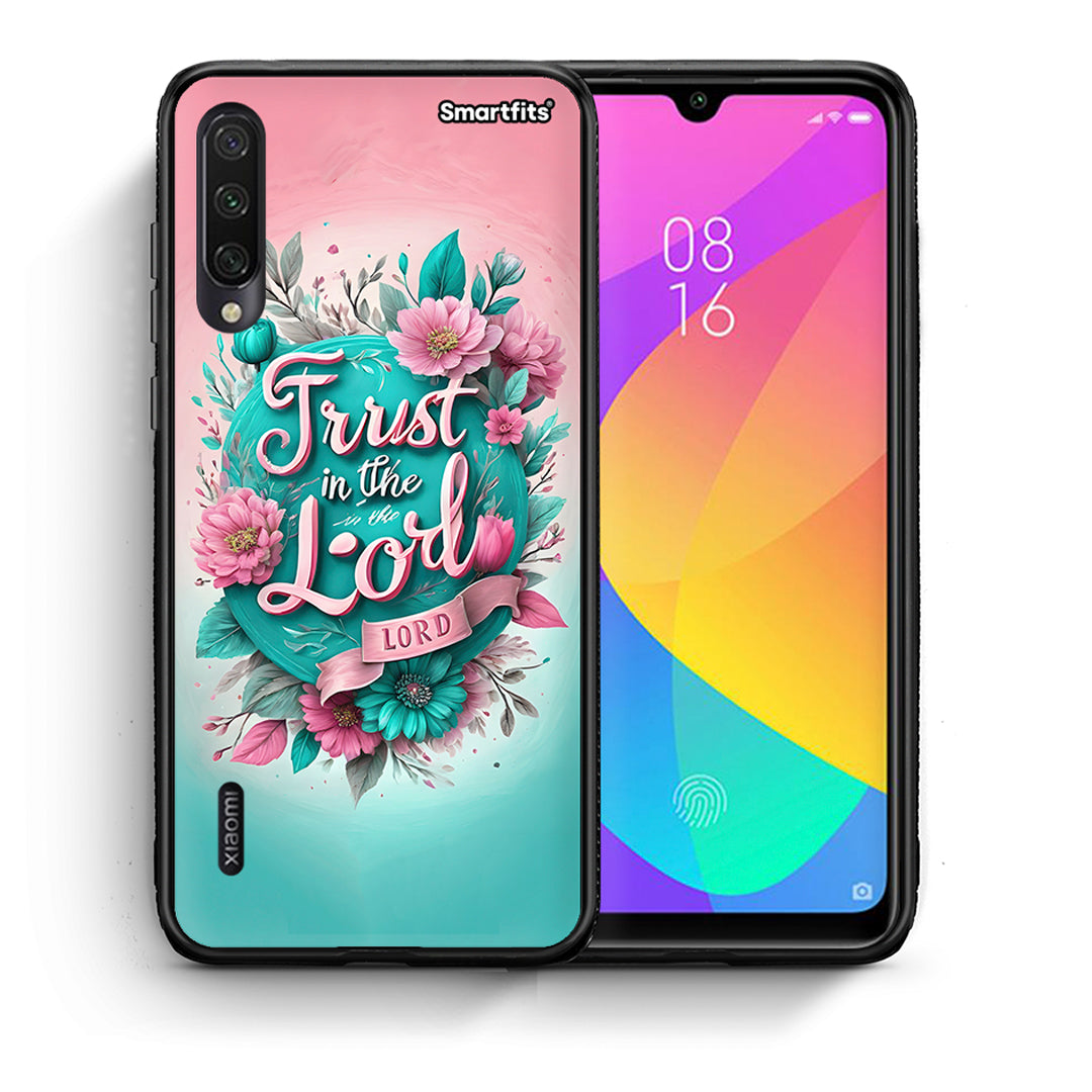 Θήκη Xiaomi Mi A3 Lord Trust από τη Smartfits με σχέδιο στο πίσω μέρος και μαύρο περίβλημα | Xiaomi Mi A3 Lord Trust case with colorful back and black bezels