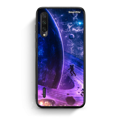 Xiaomi Mi A3 Lost Astronaut θήκη από τη Smartfits με σχέδιο στο πίσω μέρος και μαύρο περίβλημα | Smartphone case with colorful back and black bezels by Smartfits