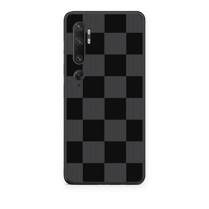 Θήκη Xiaomi Mi Note 10 / 10 Pro Black and Charcoal Striped Checks από τη Smartfits με σχέδιο στο πίσω μέρος και μαύρο περίβλημα | Xiaomi Mi Note 10 / 10 Pro Black and Charcoal Striped Checks case with colorful back and black bezels