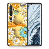 Thumbnail for Θήκη Xiaomi Mi Note 10 Pro Bubble Daisies από τη Smartfits με σχέδιο στο πίσω μέρος και μαύρο περίβλημα | Xiaomi Mi Note 10 Pro Bubble Daisies case with colorful back and black bezels