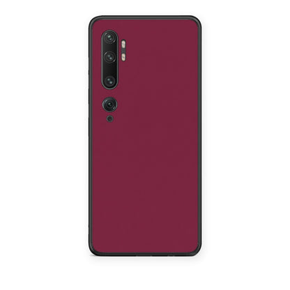 Θήκη Xiaomi Mi Note 10 / 10 Pro Burgundy από τη Smartfits με σχέδιο στο πίσω μέρος και μαύρο περίβλημα | Xiaomi Mi Note 10 / 10 Pro Burgundy case with colorful back and black bezels