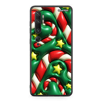 Thumbnail for Xiaomi Mi Note 10 Pro Christmas Bubbles θήκη από τη Smartfits με σχέδιο στο πίσω μέρος και μαύρο περίβλημα | Smartphone case with colorful back and black bezels by Smartfits