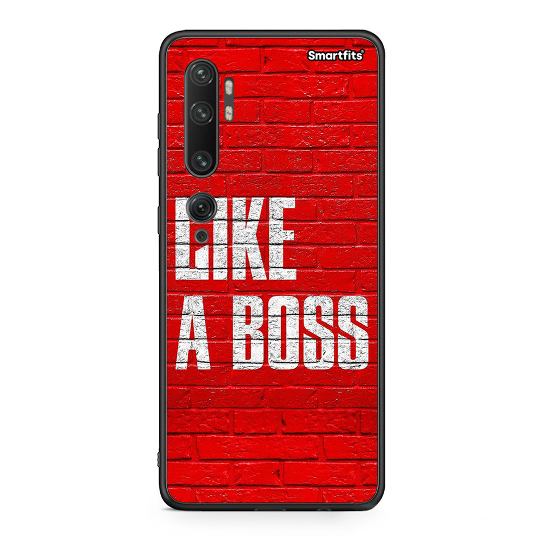 Xiaomi Mi Note 10 Pro Like A Boss θήκη από τη Smartfits με σχέδιο στο πίσω μέρος και μαύρο περίβλημα | Smartphone case with colorful back and black bezels by Smartfits