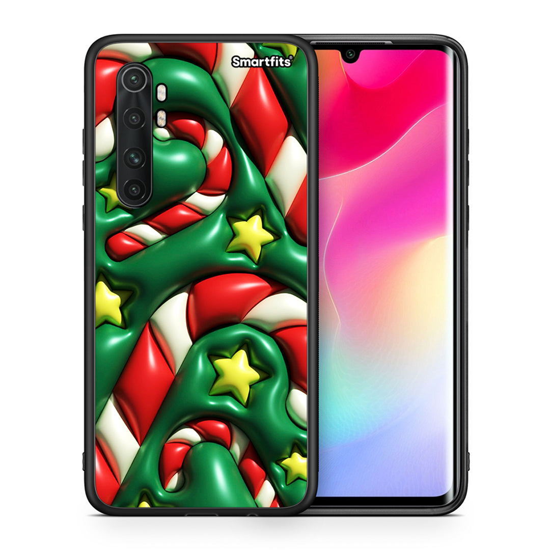 Θήκη Xiaomi Mi 10 Ultra Christmas Bubbles από τη Smartfits με σχέδιο στο πίσω μέρος και μαύρο περίβλημα | Xiaomi Mi 10 Ultra Christmas Bubbles case with colorful back and black bezels