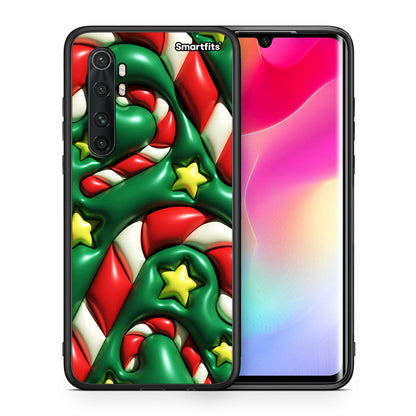 Θήκη Xiaomi Mi 10 Ultra Christmas Bubbles από τη Smartfits με σχέδιο στο πίσω μέρος και μαύρο περίβλημα | Xiaomi Mi 10 Ultra Christmas Bubbles case with colorful back and black bezels