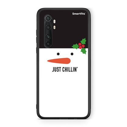 Xiaomi Mi 10 Ultra Christmas Chillin θήκη από τη Smartfits με σχέδιο στο πίσω μέρος και μαύρο περίβλημα | Smartphone case with colorful back and black bezels by Smartfits