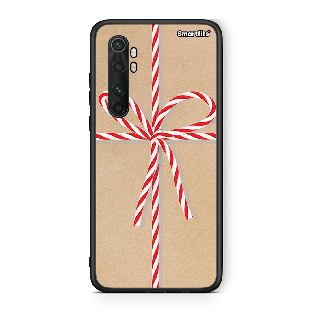 Xiaomi Mi Note 10 Lite Christmas Gift θήκη από τη Smartfits με σχέδιο στο πίσω μέρος και μαύρο περίβλημα | Smartphone case with colorful back and black bezels by Smartfits