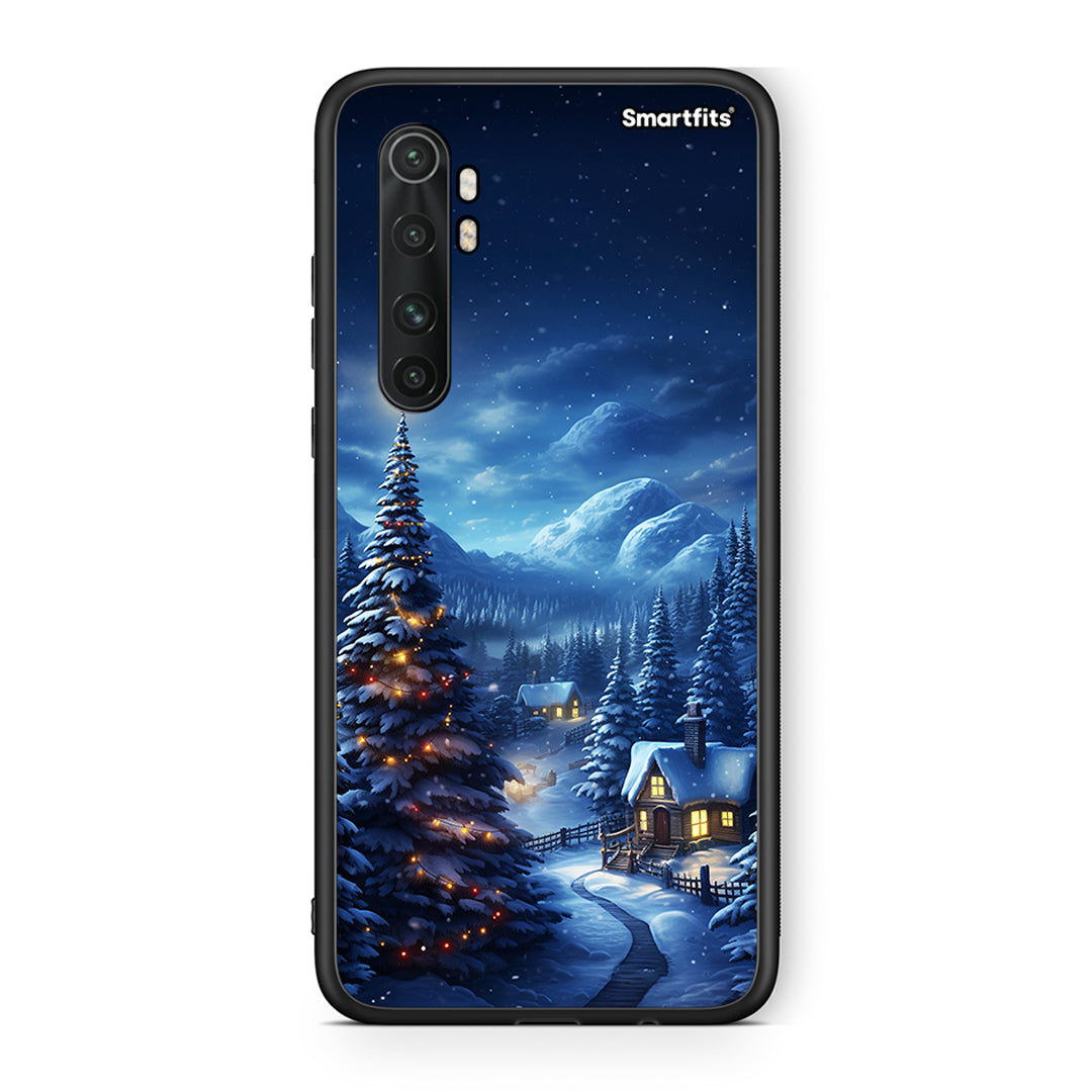 Xiaomi Mi 10 Ultra Christmas Scenery θήκη από τη Smartfits με σχέδιο στο πίσω μέρος και μαύρο περίβλημα | Smartphone case with colorful back and black bezels by Smartfits