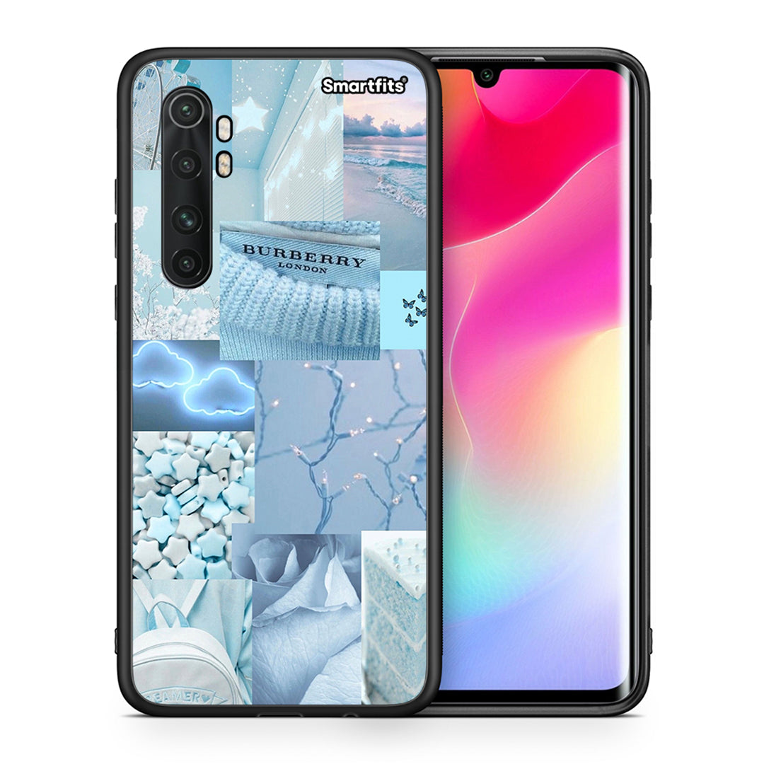 Θήκη Xiaomi Mi Note 10 Lite Ciel Aesthetic Collage από τη Smartfits με σχέδιο στο πίσω μέρος και μαύρο περίβλημα | Xiaomi Mi Note 10 Lite Ciel Aesthetic Collage case with colorful back and black bezels