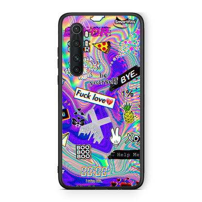 Xiaomi Mi Note 10 Lite Game Over θήκη από τη Smartfits με σχέδιο στο πίσω μέρος και μαύρο περίβλημα | Smartphone case with colorful back and black bezels by Smartfits