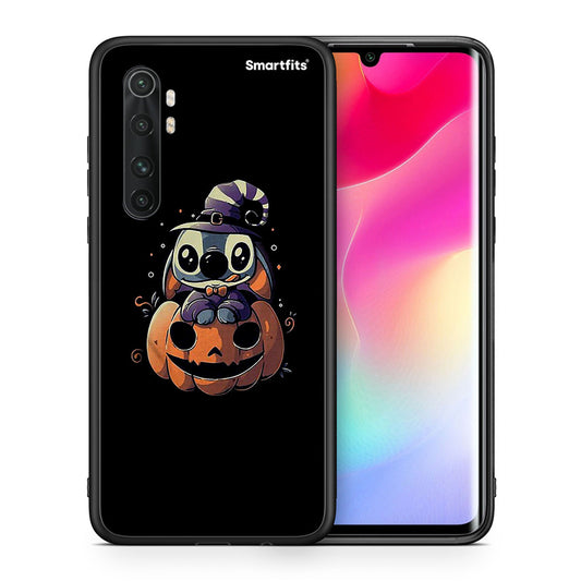 Θήκη Xiaomi Mi Note 10 Lite Halloween Stitch από τη Smartfits με σχέδιο στο πίσω μέρος και μαύρο περίβλημα | Xiaomi Mi Note 10 Lite Halloween Stitch case with colorful back and black bezels